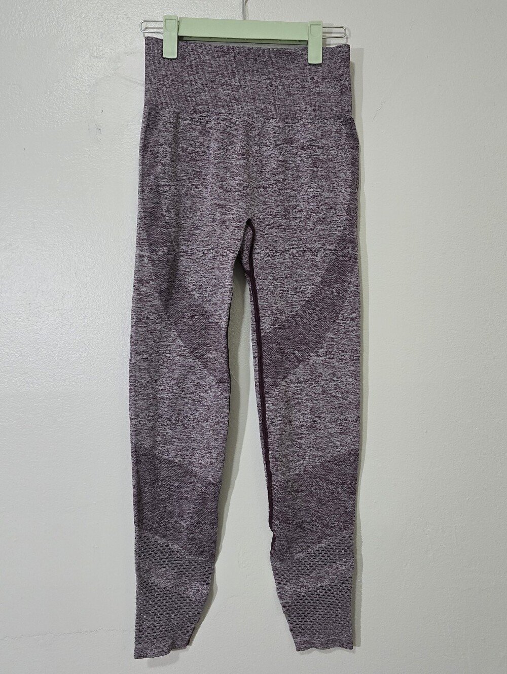 PINK Victoria's Secret Heathered Mauve Seamless Leggings